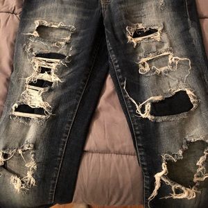 Kancan distressed skinny jeans